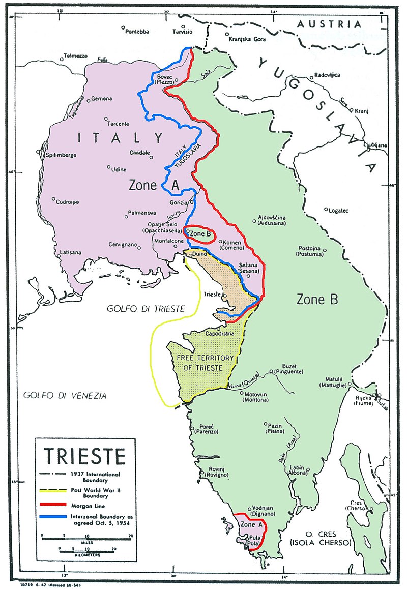 Trieste e la Venezia Giulia dopo la seconda guerra mondiale