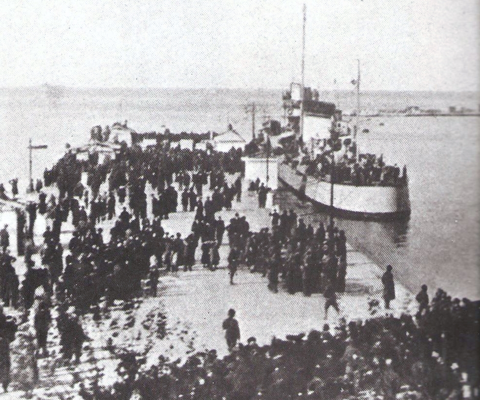 Sbarco delle truppe italiane a Trieste il 3 novembre 1918