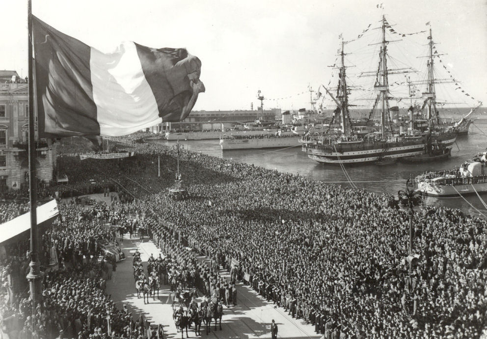 Il ritorno di Trieste all'Italia, 26 ottobre 1954.